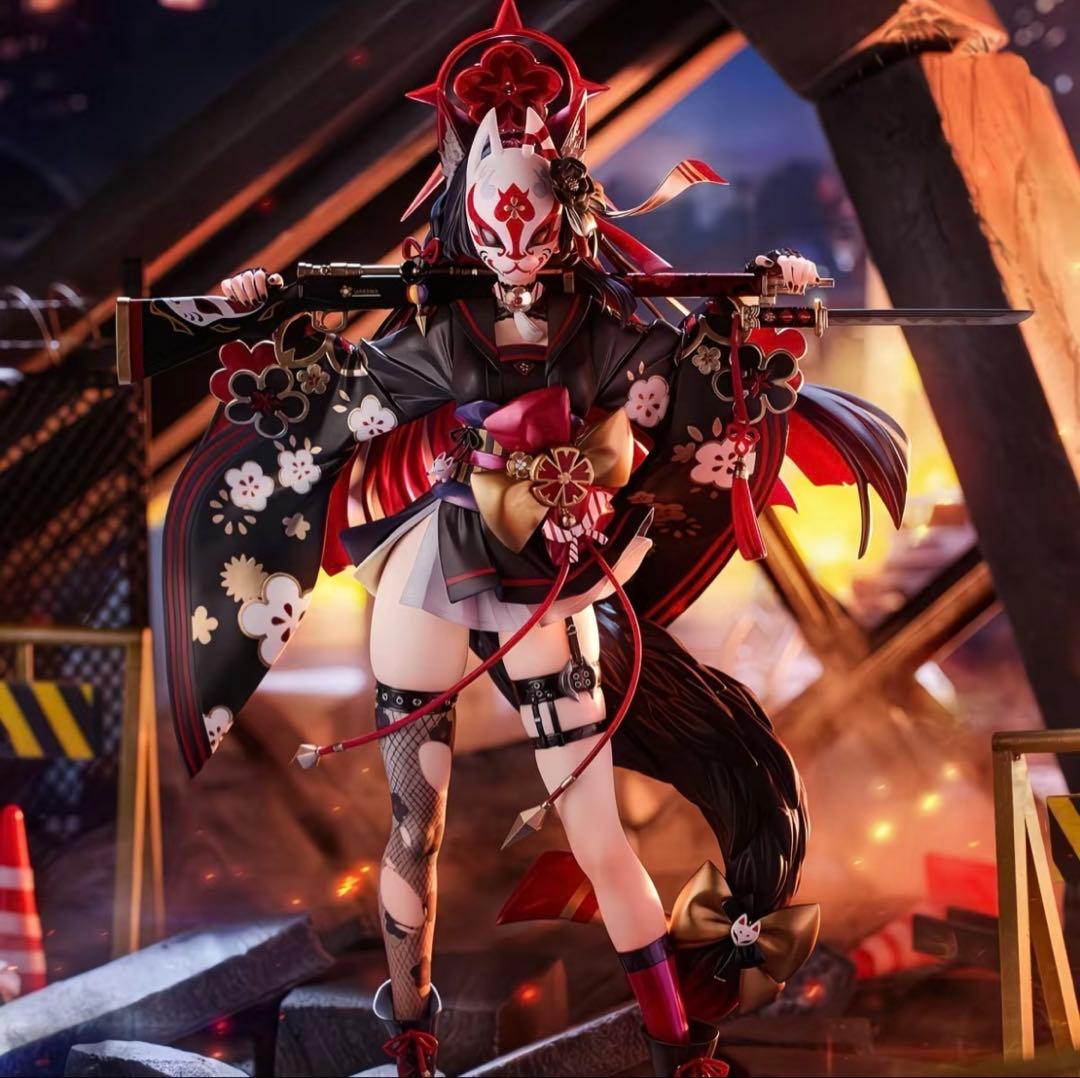 狐坂ワカモ フィギュア 刀付き