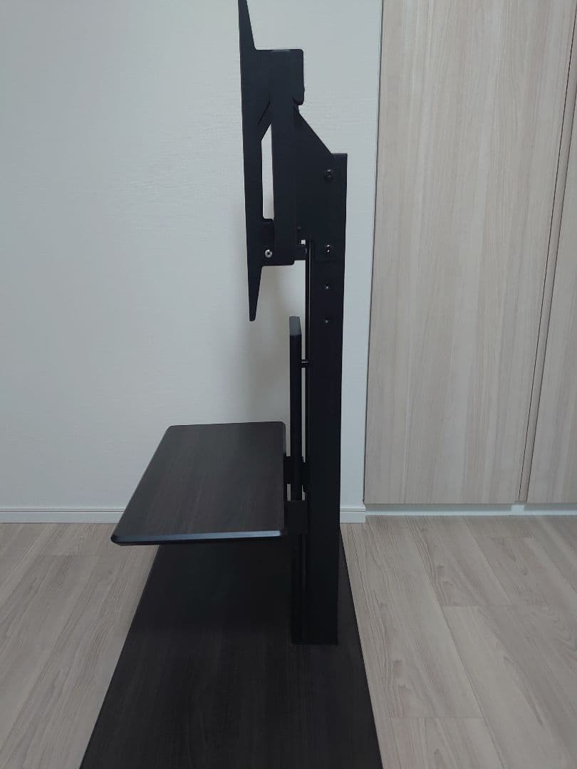 『美品』テレビスタンド 〜55V型対応【キャスター付】