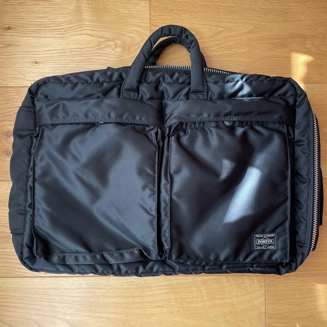 【未使用】ポーター タンカービジネスバッグ3way A4サイズ可 黒