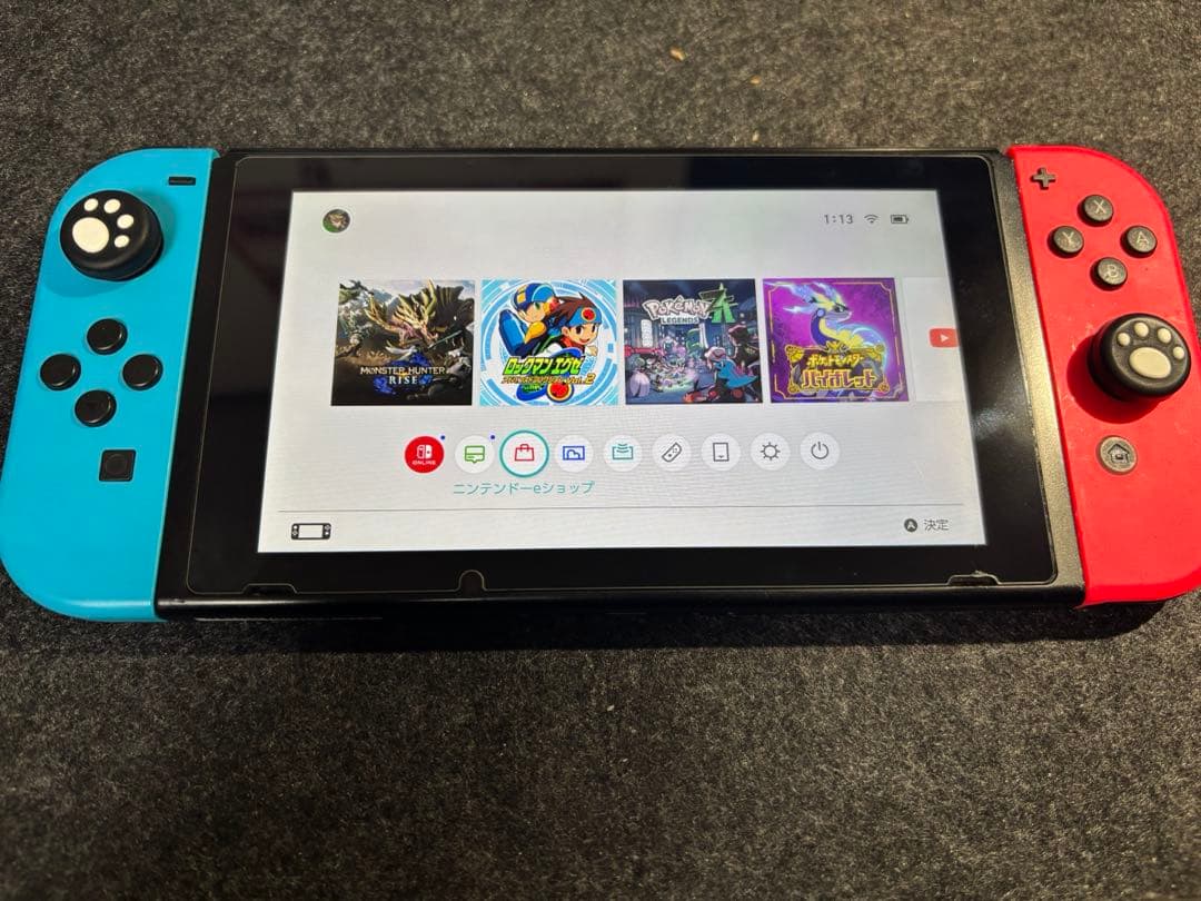 Nintendo Switch 本体 動作品 ジョイコン ネオンレッド ブルー