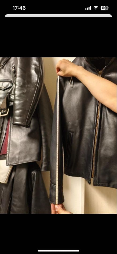 【裏ボア付き】SCHOTT 革ジャン 38 AT101