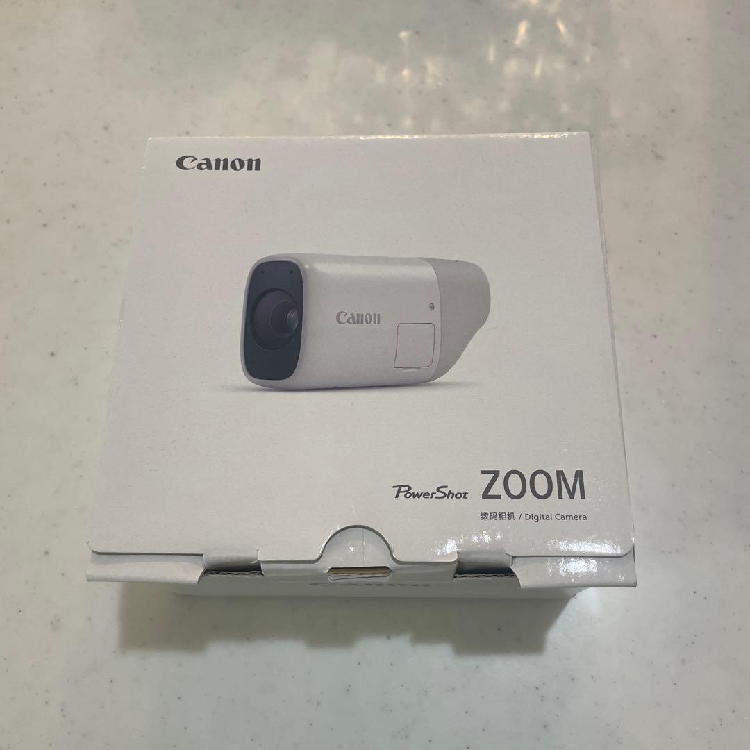 Canon PowerShot ZOOM ホワイト　キャノン　デジタル　カメラ