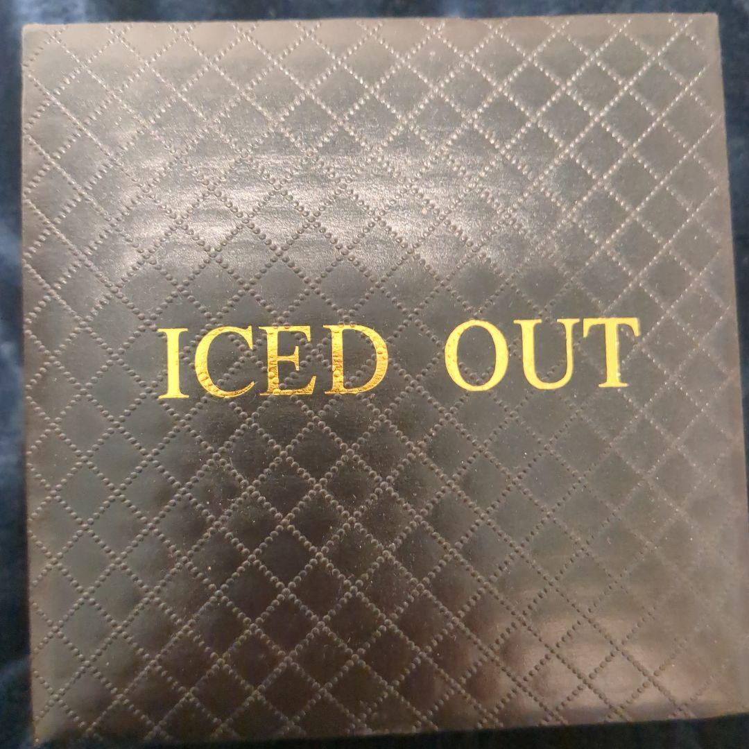 今日だけ価格！アイスアウトデザイン 腕時計 ゴールド