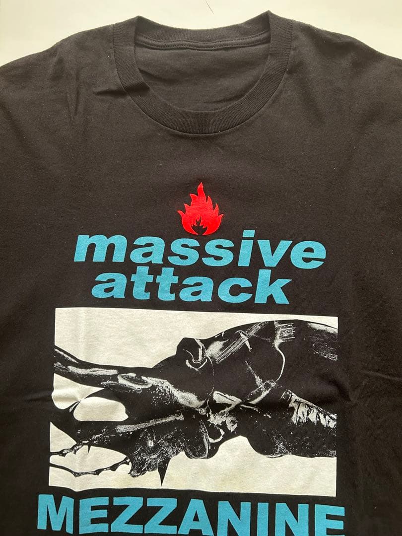 90s MASSIVE ATTACK MEZZANINE 半袖 Tシャツ L