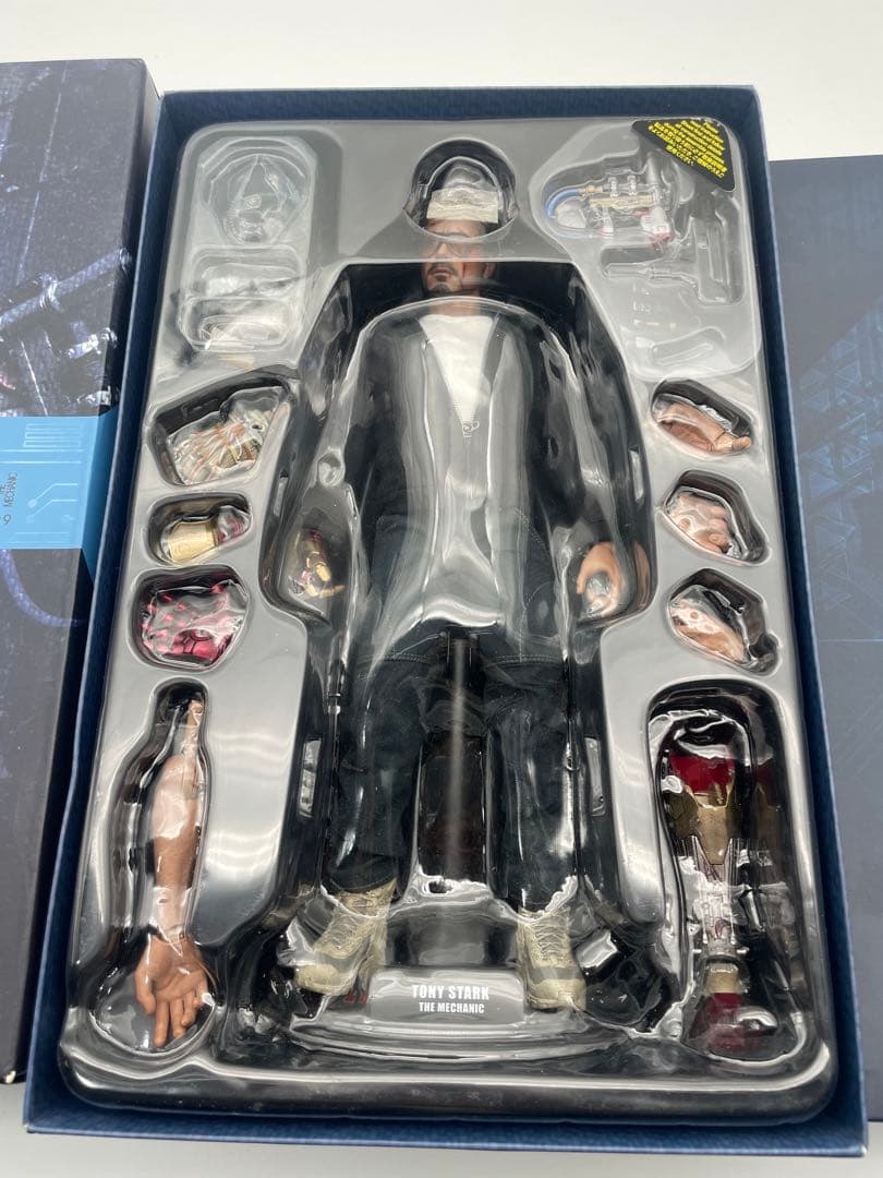 ホットトイズ トニー・スターク(マンダリン邸襲撃版)1/6スケール【美品】