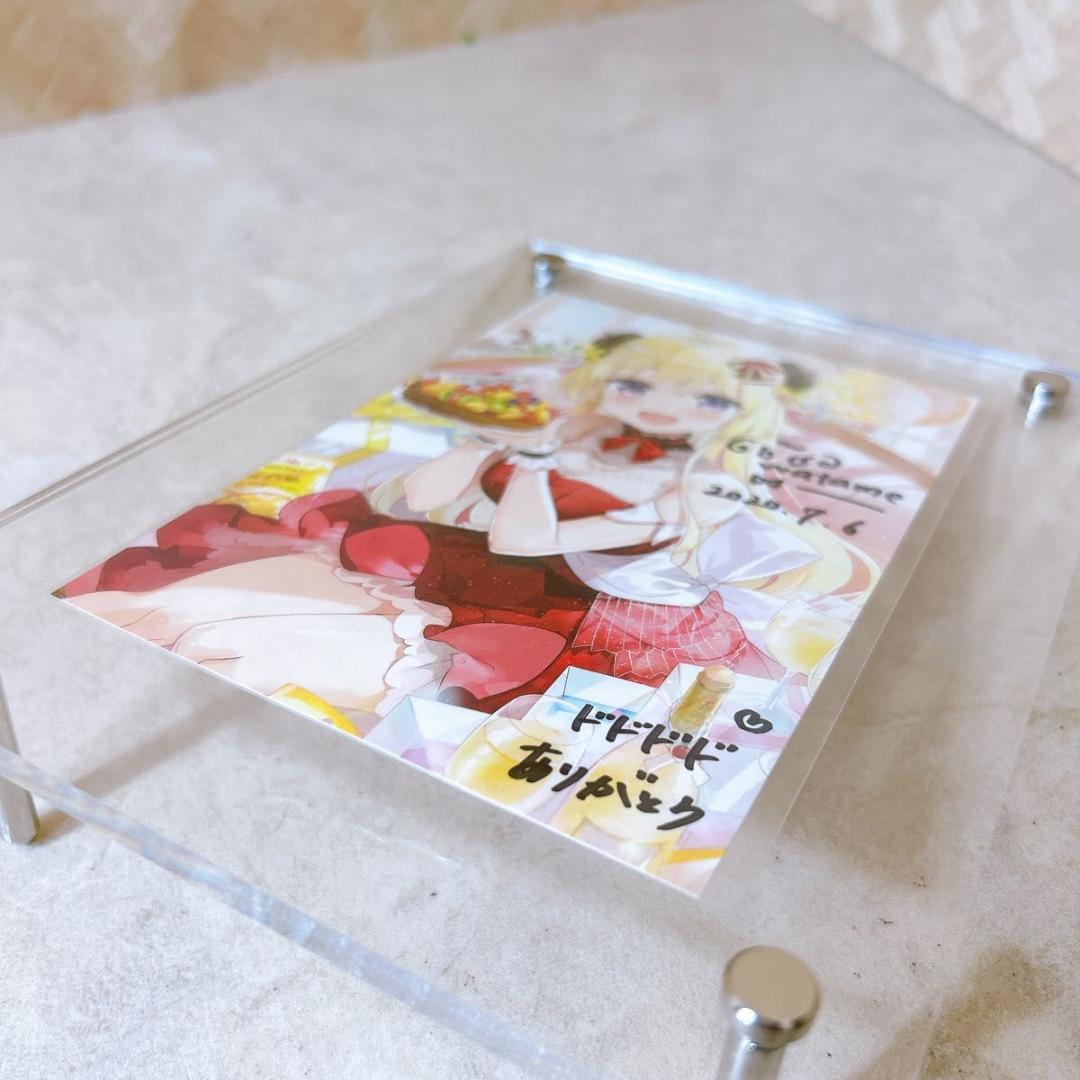 ホロライブ 角巻わため 誕生日記念2020 直筆サイン入りポストカード