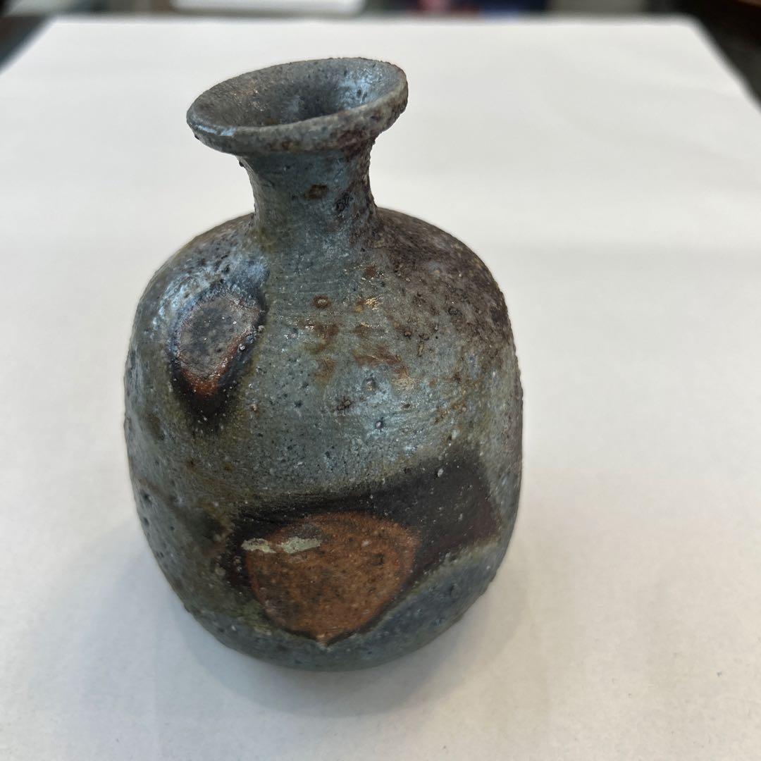 『値引き』【ビンテージ】徳利 窯変 備前焼　アンティーク品