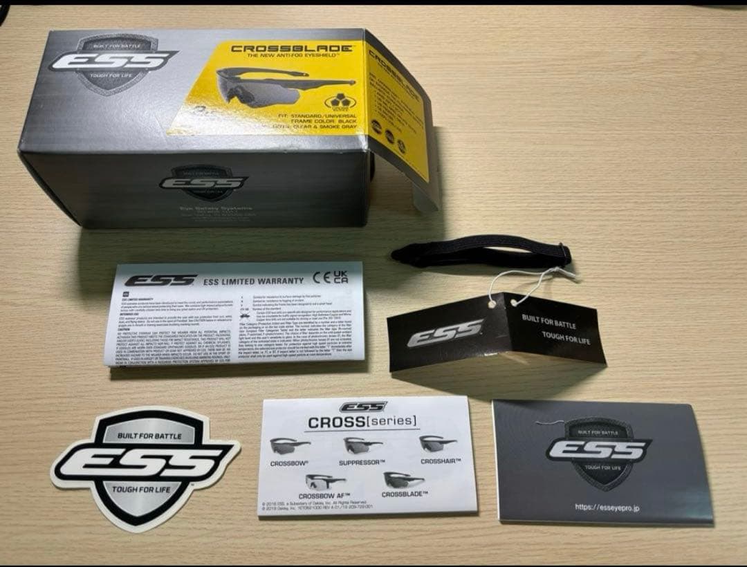 【米軍特殊部隊同等品】ESS クロスブレイドZ87+（防弾仕様）