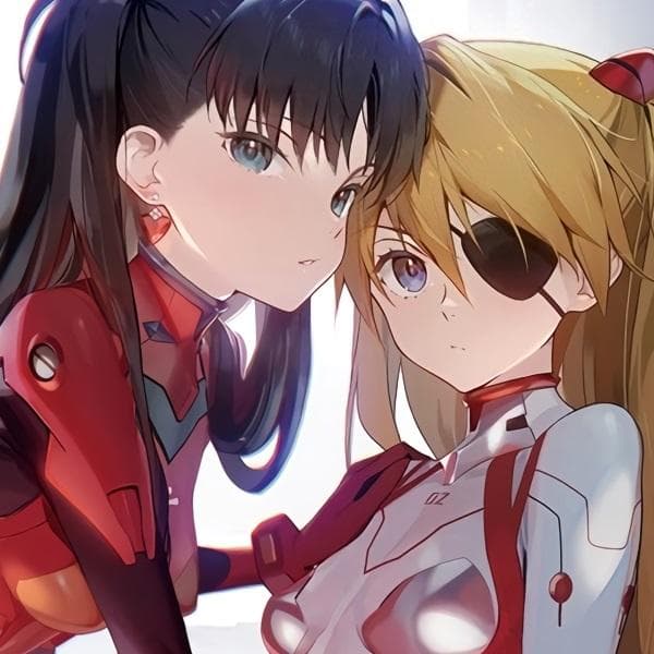 火星第13区　Fate/EVANGELION　凛&アスカ　B2　タペストリー