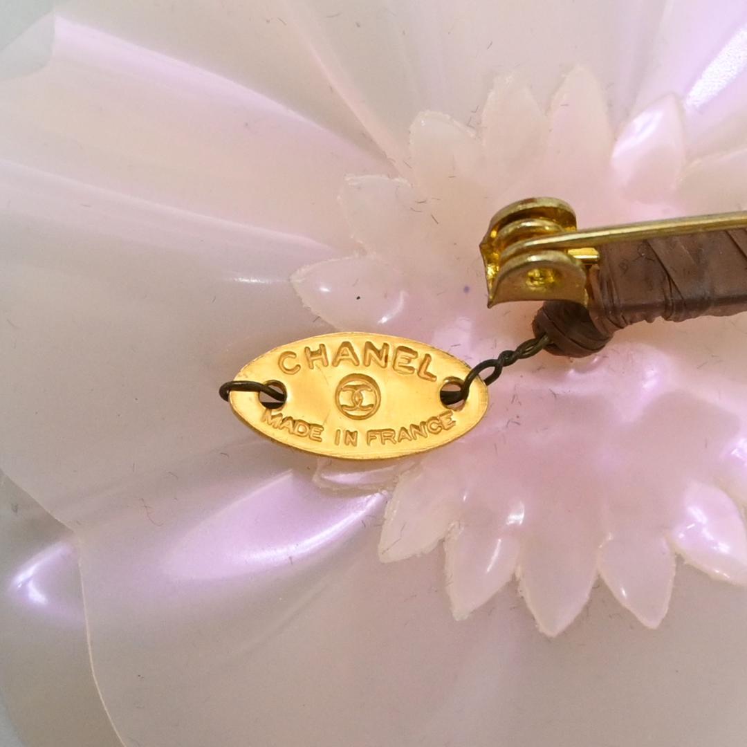 ■ 30344★年 CHANEL シャネル コサージュ カメリア ブローチ