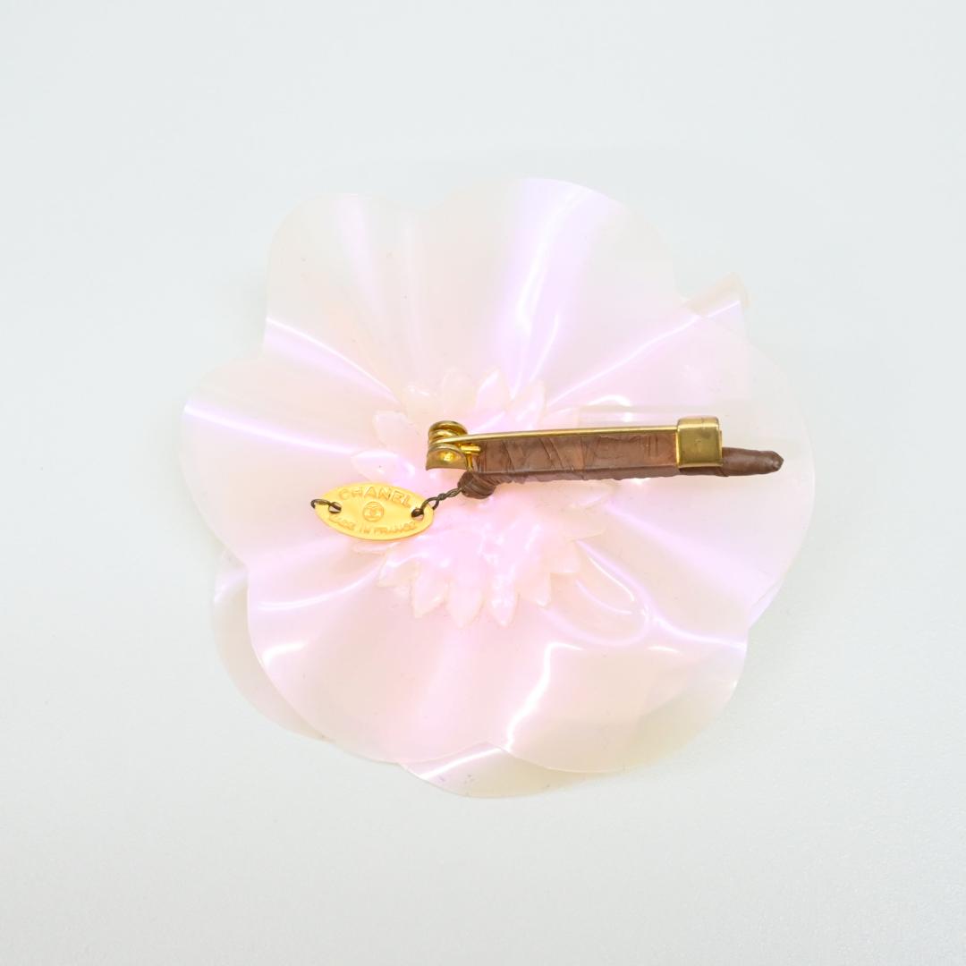 ■ 30344★年 CHANEL シャネル コサージュ カメリア ブローチ