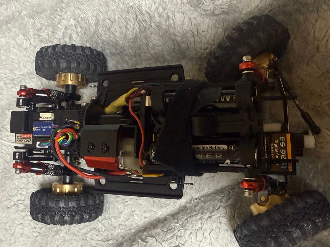 ミニッツ 京商mini-z 4×4 シャーシ&プロポ ルビコンボディジャンク品