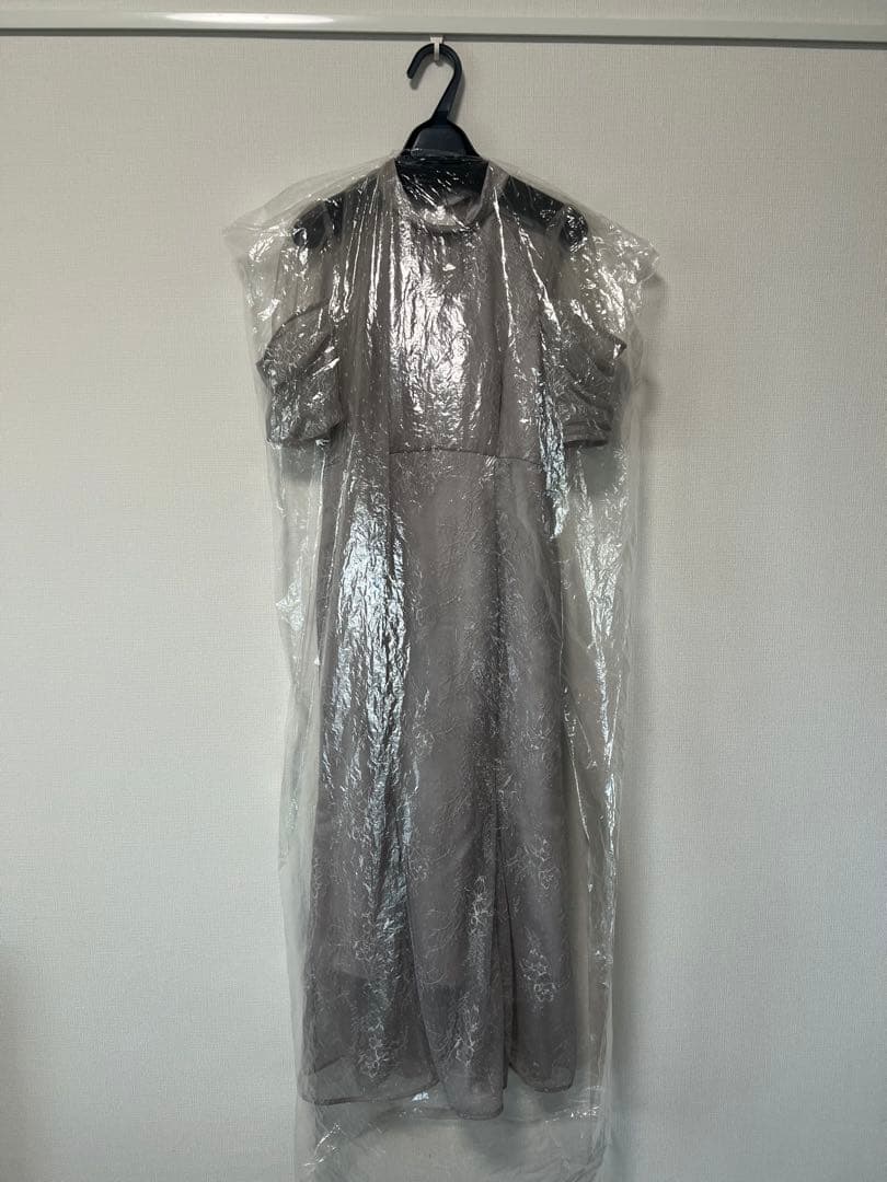 snidel シアーショルダーレースドレス