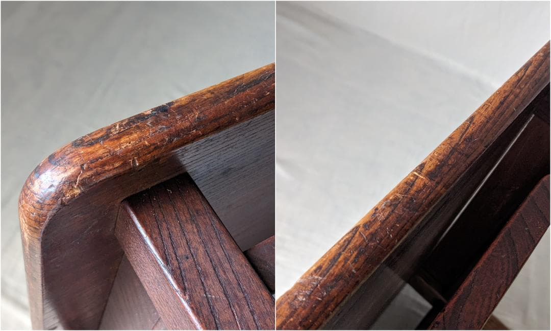 希少　古家具　古い座卓　アンティーク　当時物　ローテーブル　ちゃぶ台