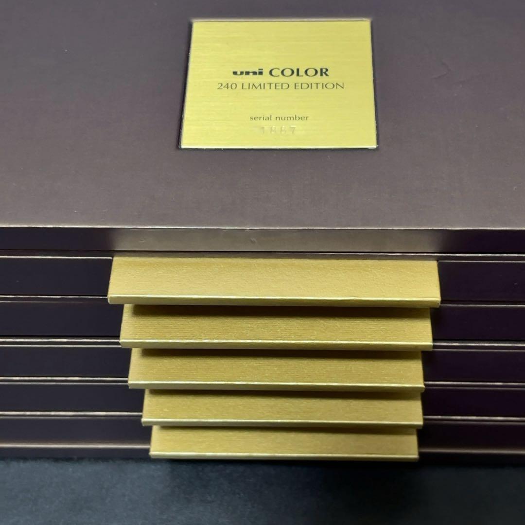 未使用 ユニ50周年記念 uniCOLOR240 LIMITED EDITION