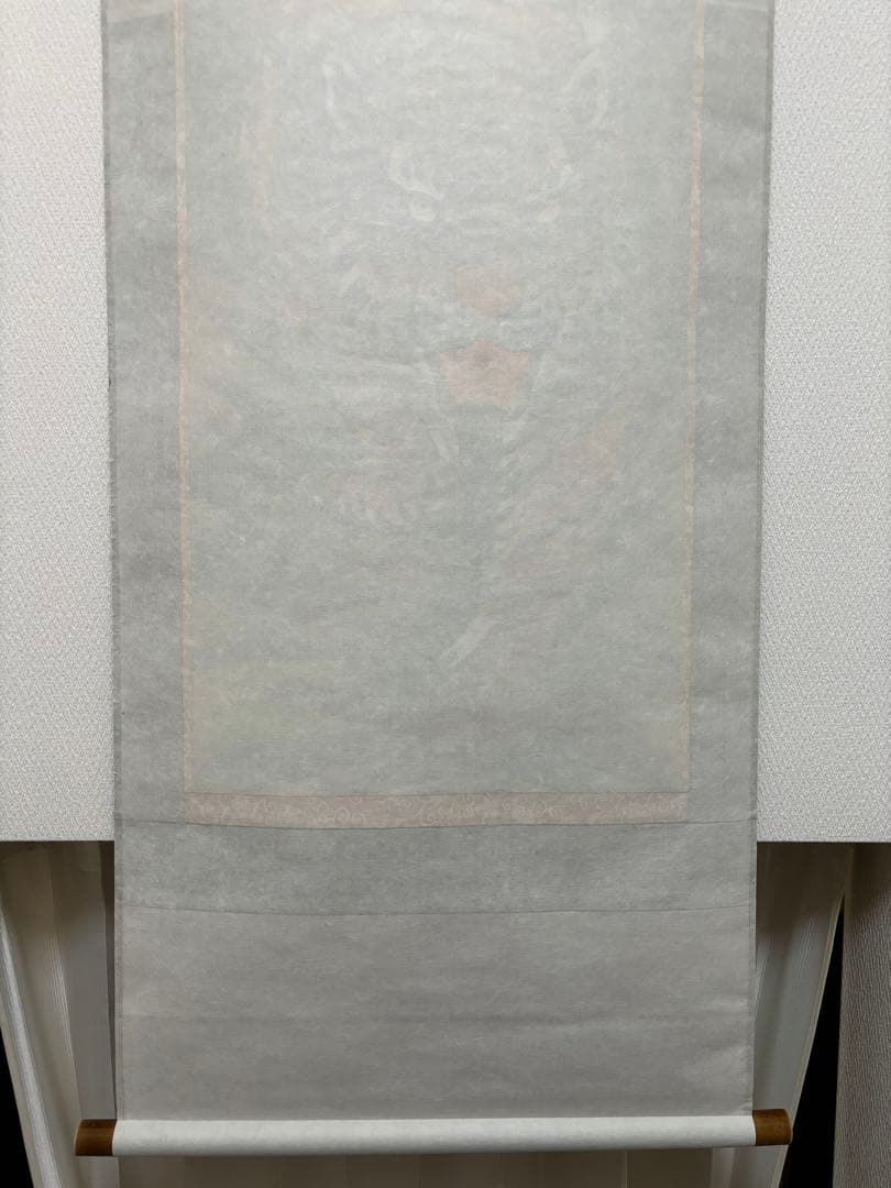 良品　掛け軸　大峰　猛虎　縁起物　虎