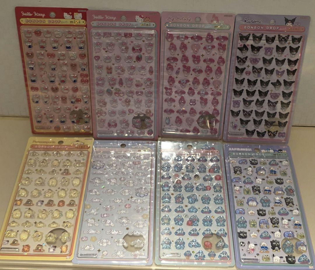 正規品　サンリオ　ボンボンドロップシール ハローキティ　マイメロ　など　8種類