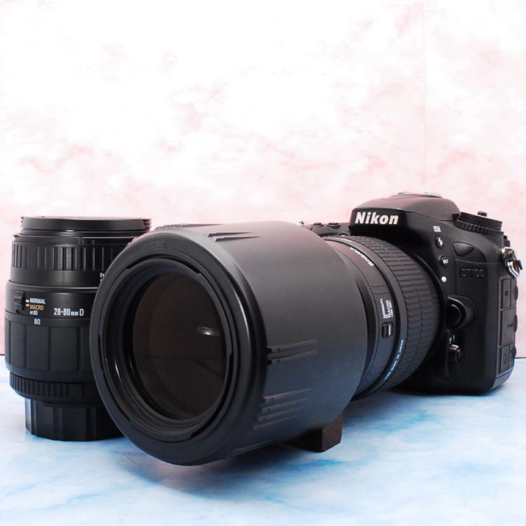 ニコン D7100★ハイアマチュア★一眼レフカメラ★超望遠レンズ付Wレンズ