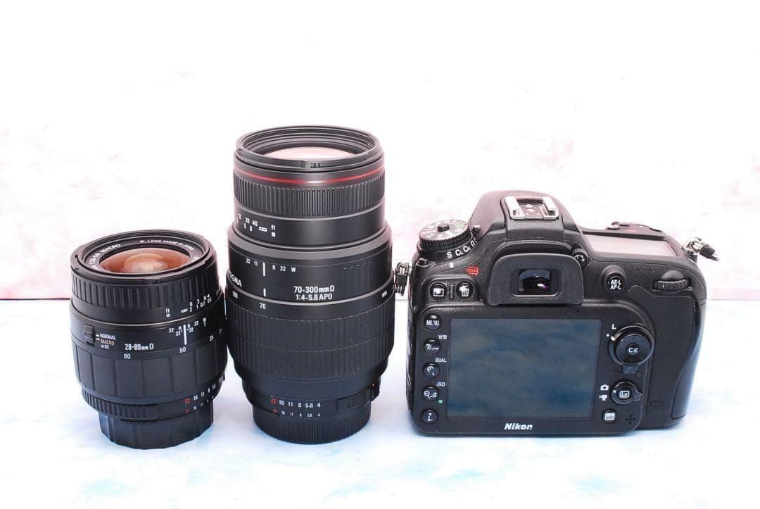 ニコン D7100★ハイアマチュア★一眼レフカメラ★超望遠レンズ付Wレンズ