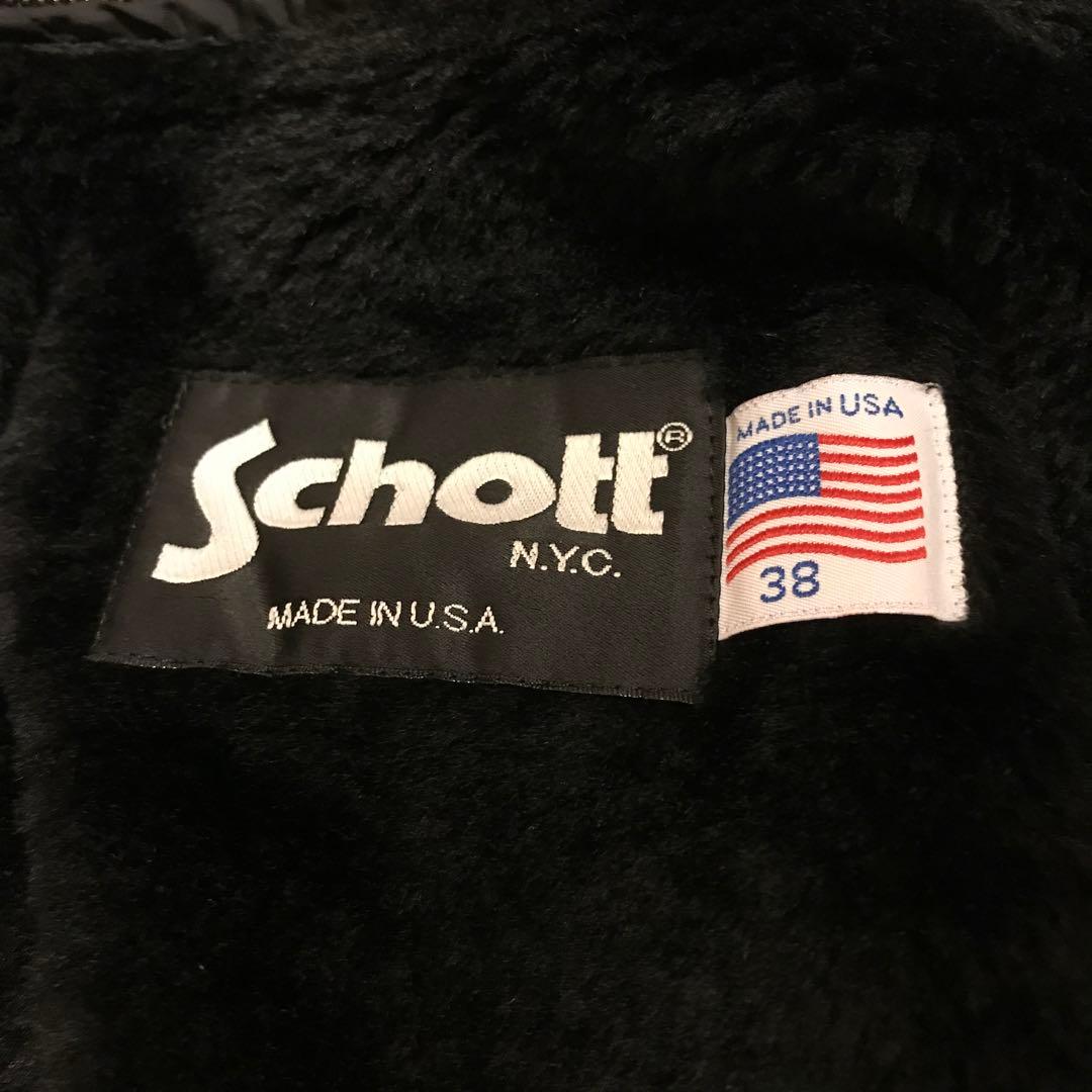 【新品未使用】schtt 643 アメリカ製　シングルライダース サイズ38
