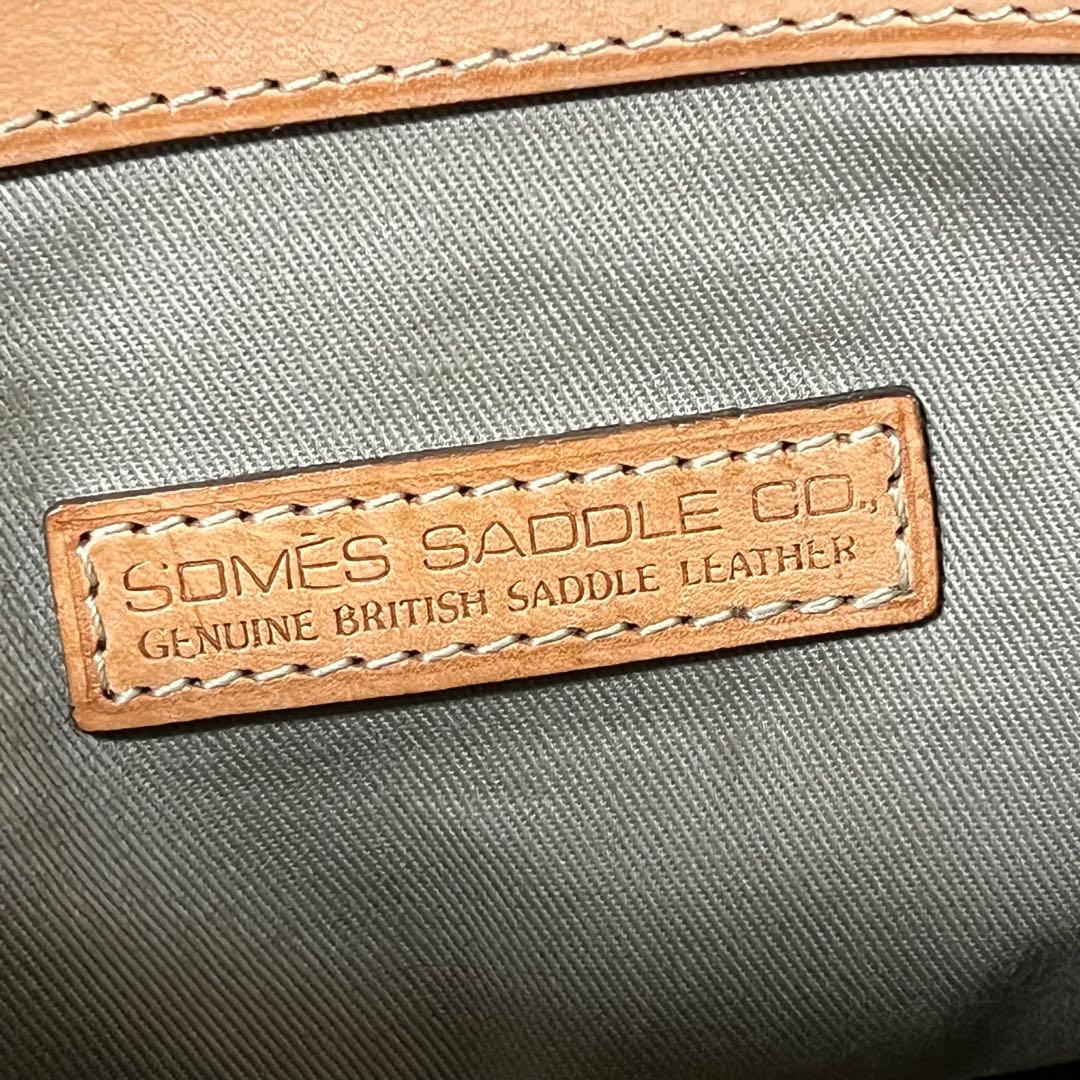 ソメスサドル SOMES SADDLE 2way ボストンバッグ 本革 茶