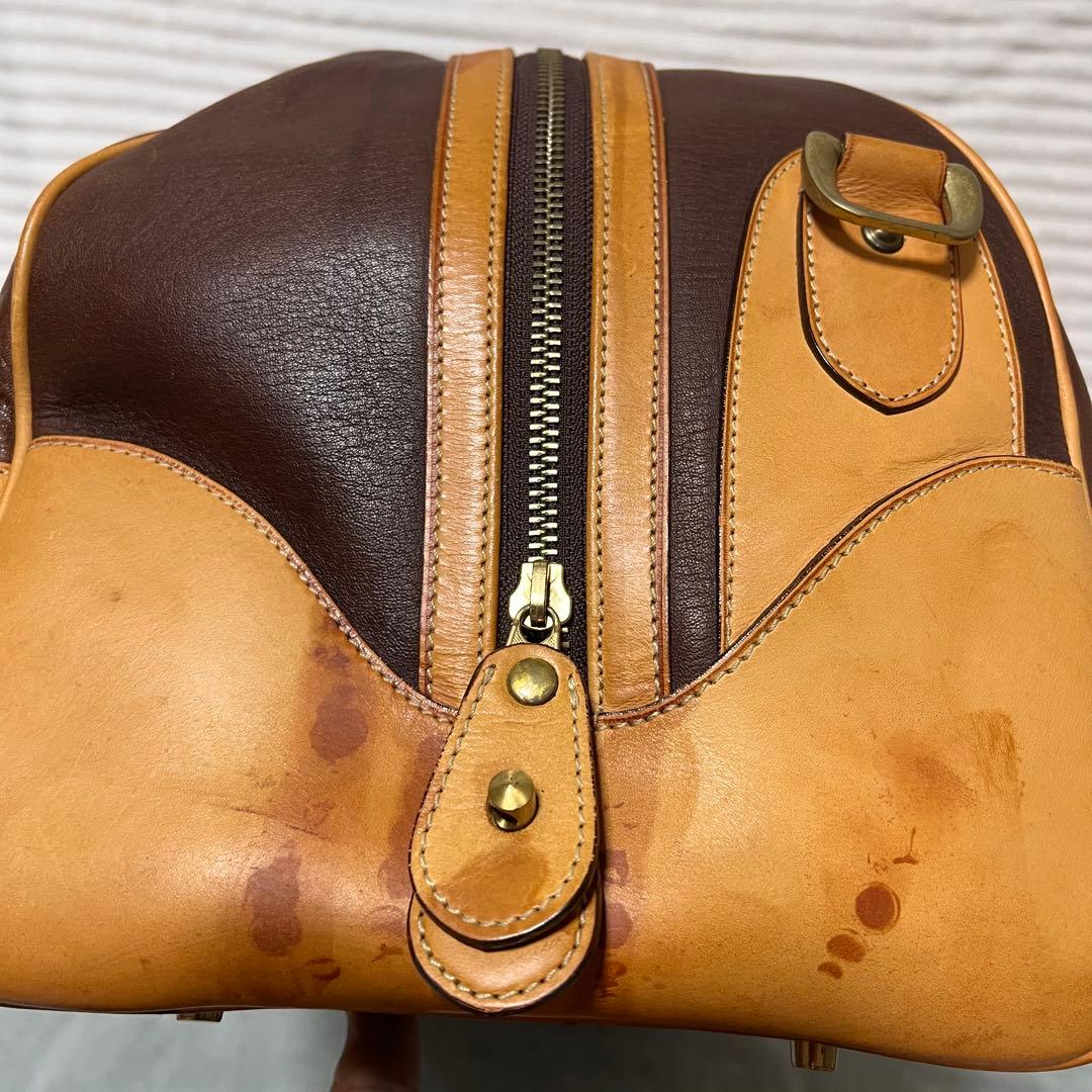 ソメスサドル SOMES SADDLE 2way ボストンバッグ 本革 茶