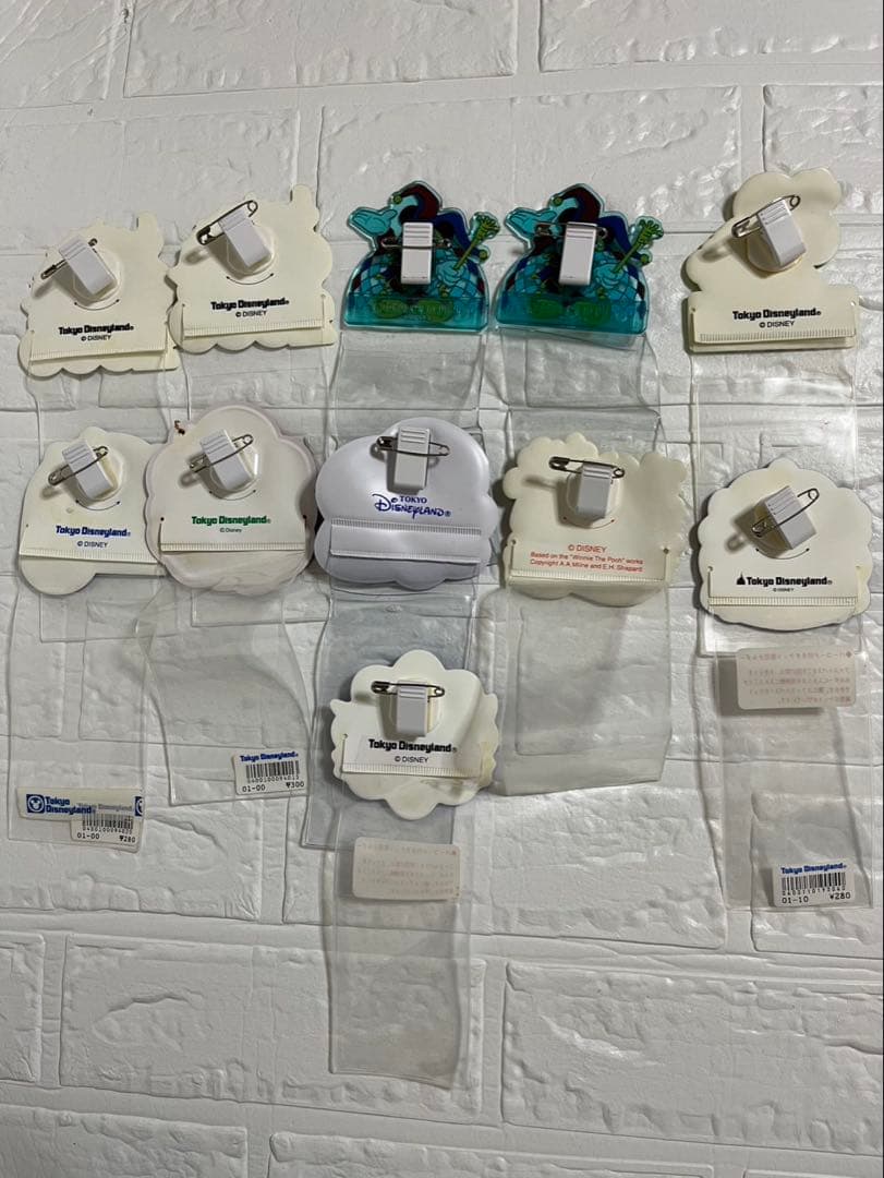 Disney ミッキー ミニー クリップ式マグネットセット