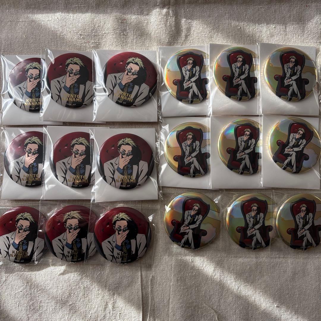 呪術廻戦 七海建人 Chair:red 缶バッジ