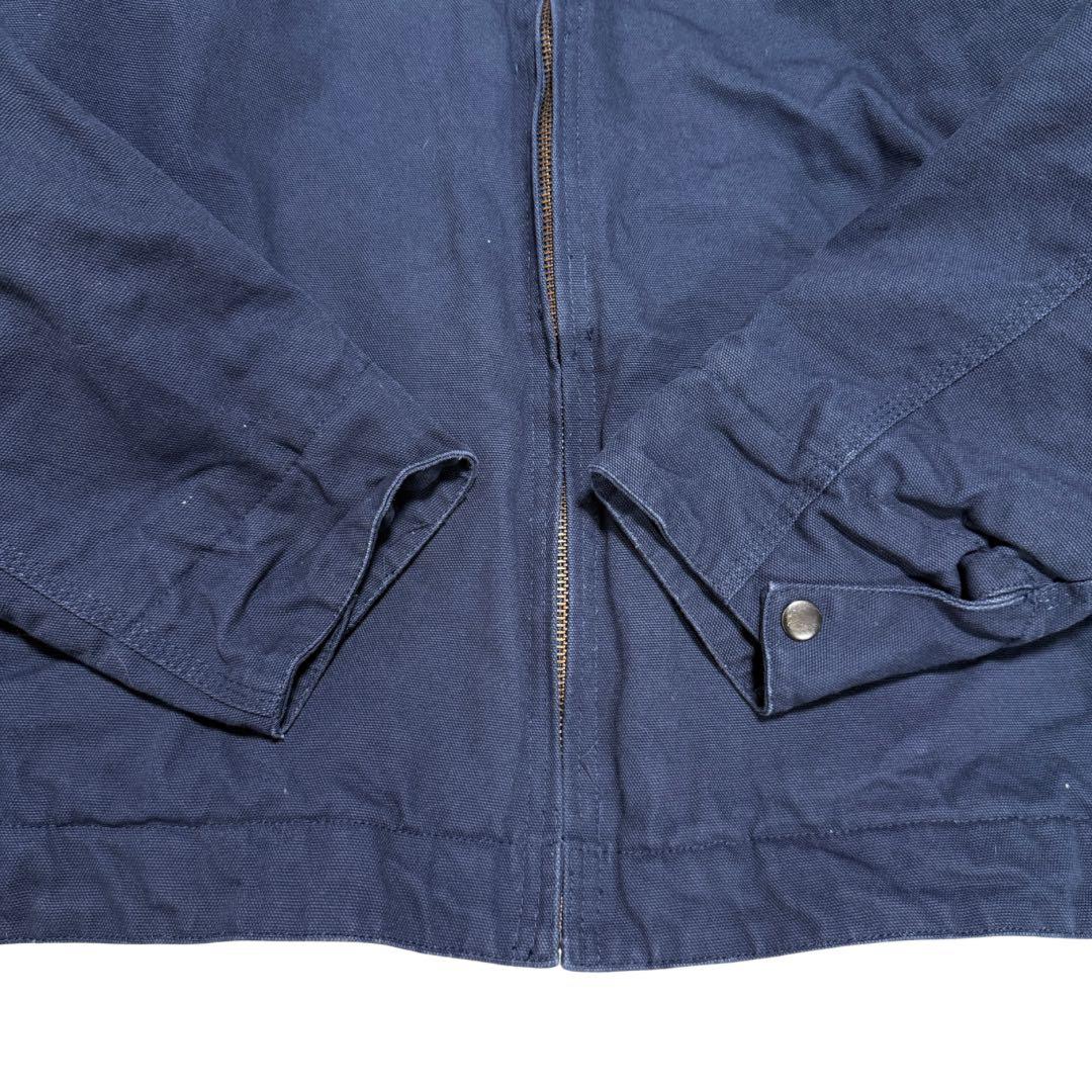 00s 企業ロゴダックジャケット 短丈 フェード デトロイト US古着