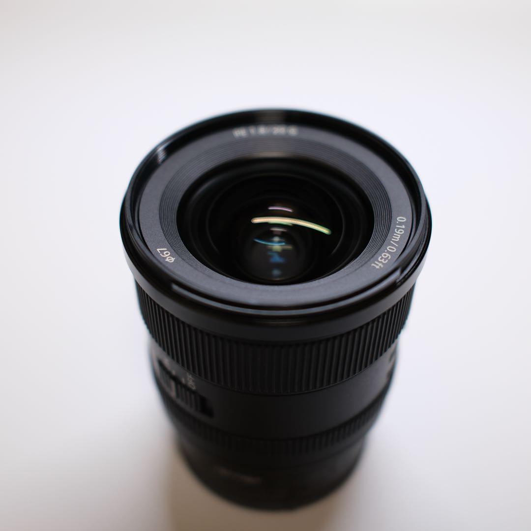 【美品】SONY FE 20mm F1.8 G SEL20F18G 広角単焦点