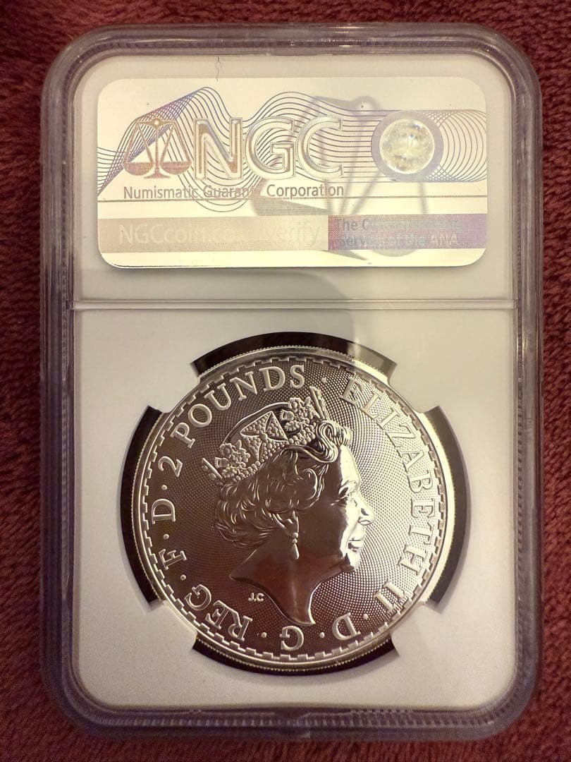 銀貨 G.Britain 2021年 NGC MS69 イギリス ブリタニア