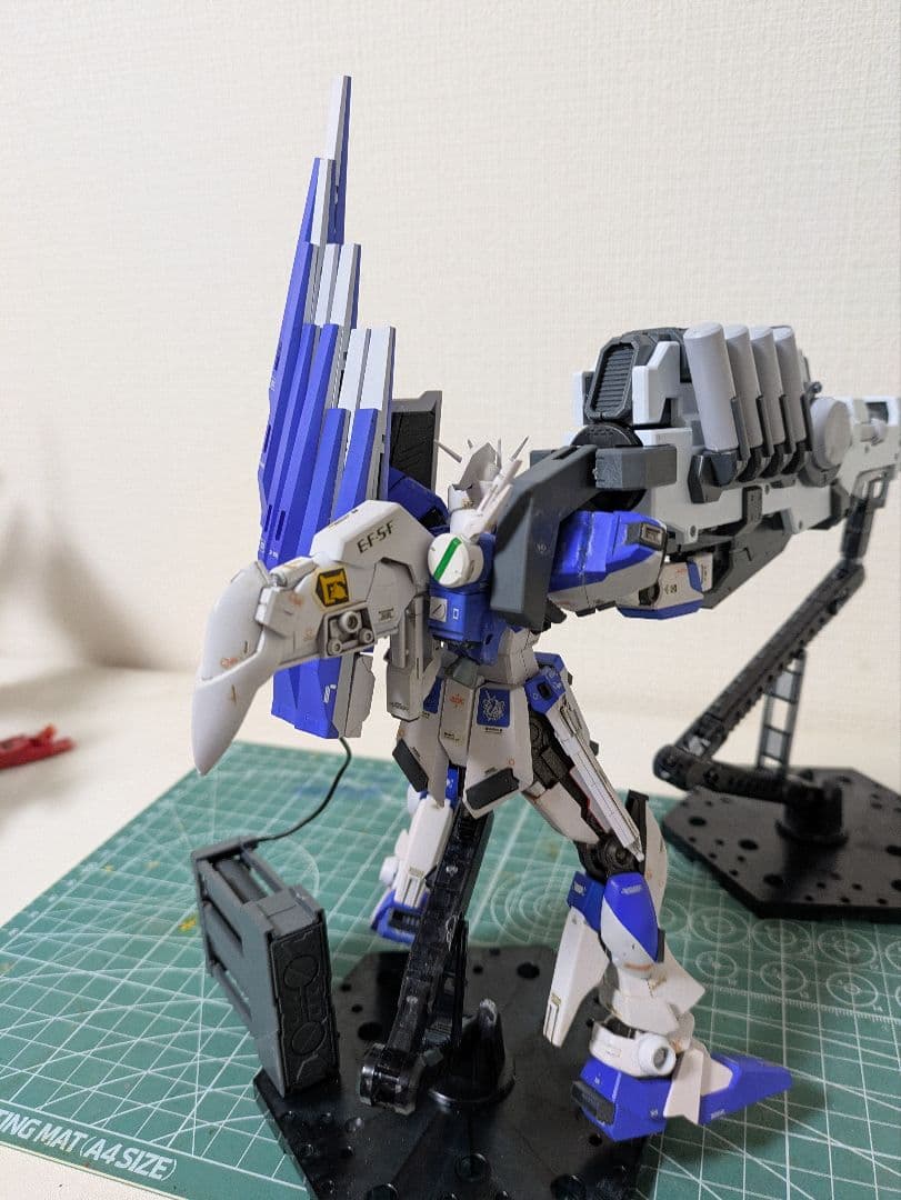 HG vガンダム　hi-vカラー塗装完成品+ハイメガランチャー