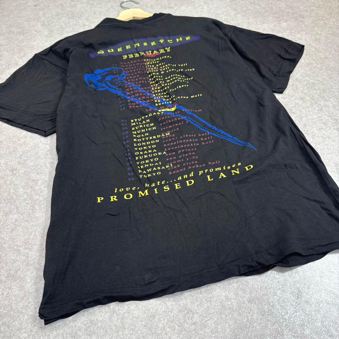 希少 90s 当時物 QUEENSRYCHE ヴィンテージ バンドTシャツ L
