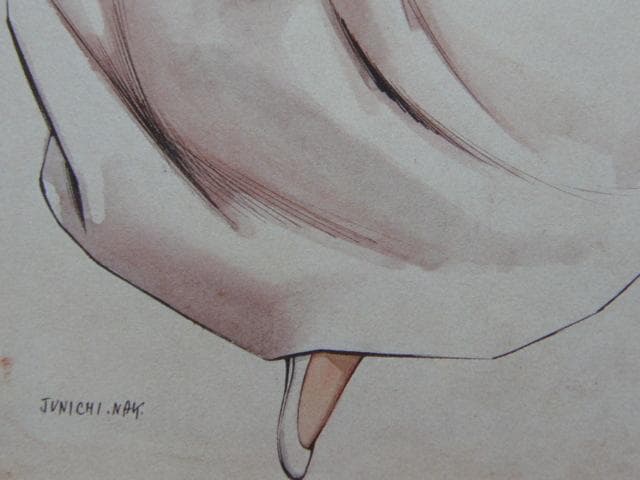 昭和レトロ、中原淳一、【白いブラウス】、美少女、年代物・希少画集画