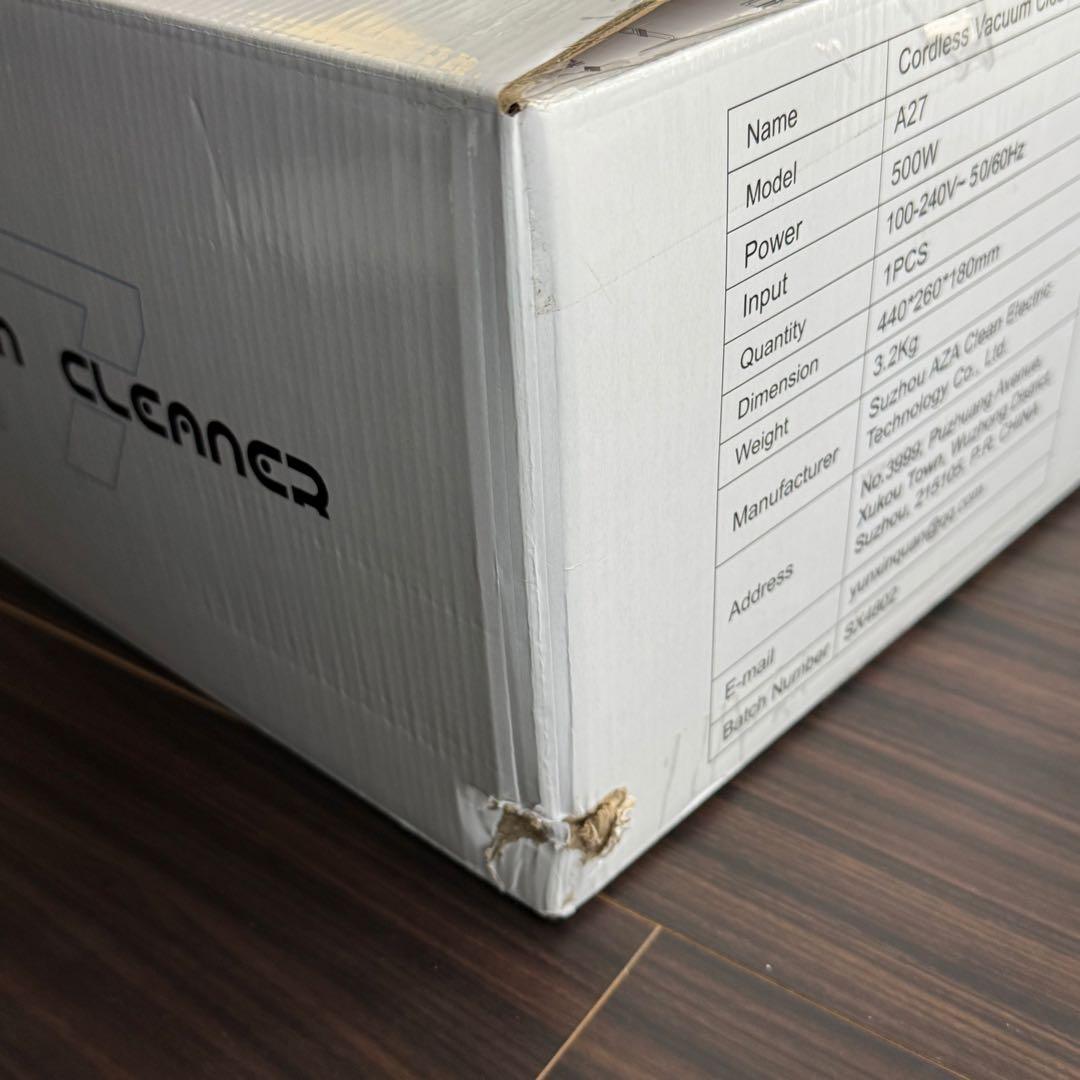 【新品未使用】コードレス掃除機　65Kpa超強力吸引＆50分連続稼働