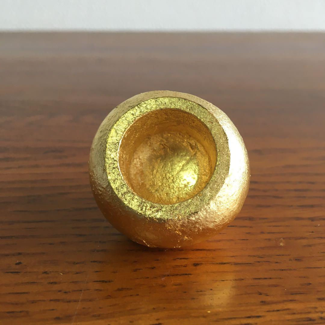 希少！　特製　24金　純金箔貼り仕上げ　メタルスライム　文鎮　エニックス製当時物