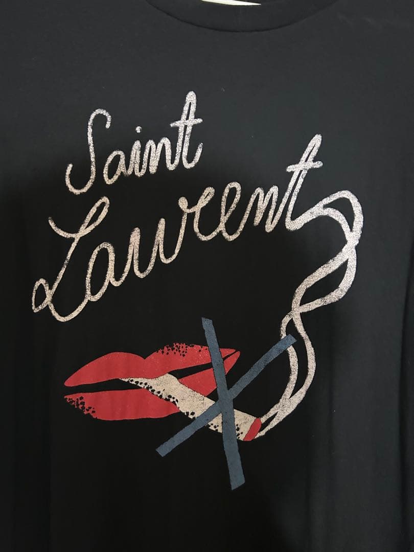 saint laurent サンローラン ノースモーキングTシャツ 希少Sサイズ