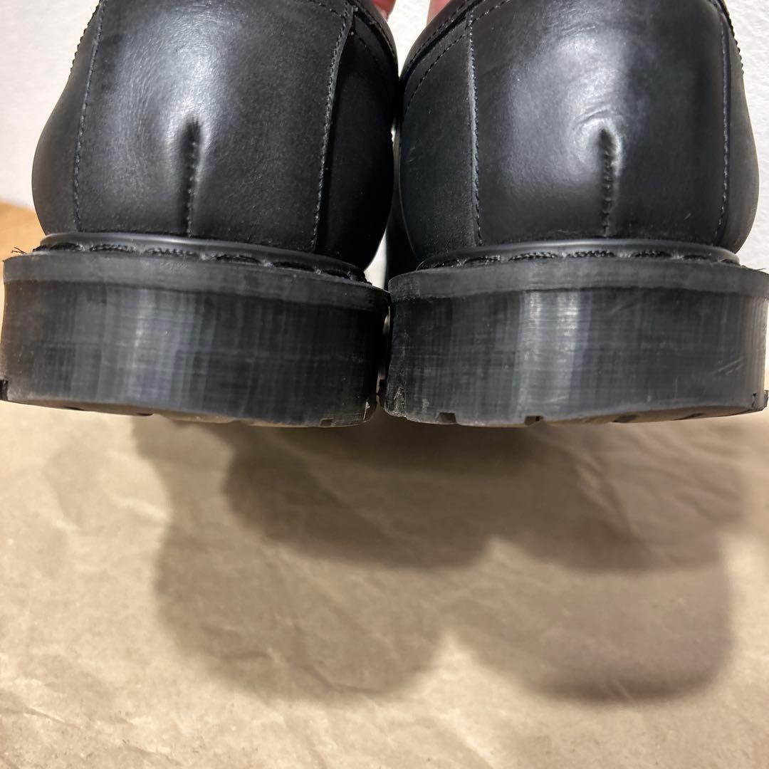 solovair MHL. ブラック レザーシューズ チロリアン ソロヴェアー