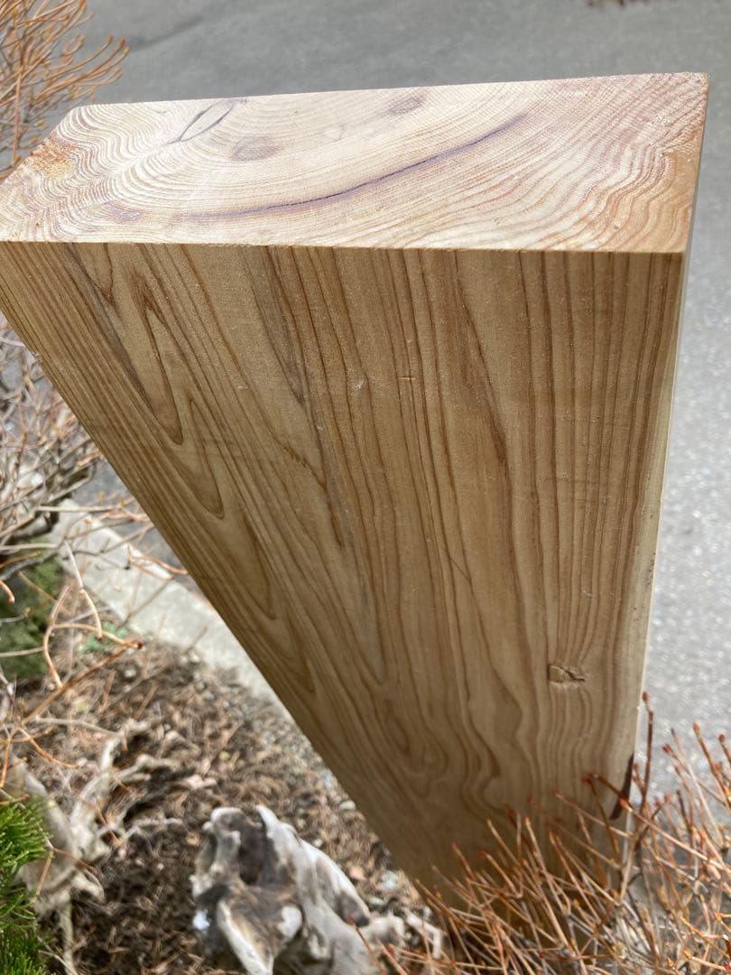 乾燥済み　北海道　イチイ　オンコ　一位　材料　106×20×7cm