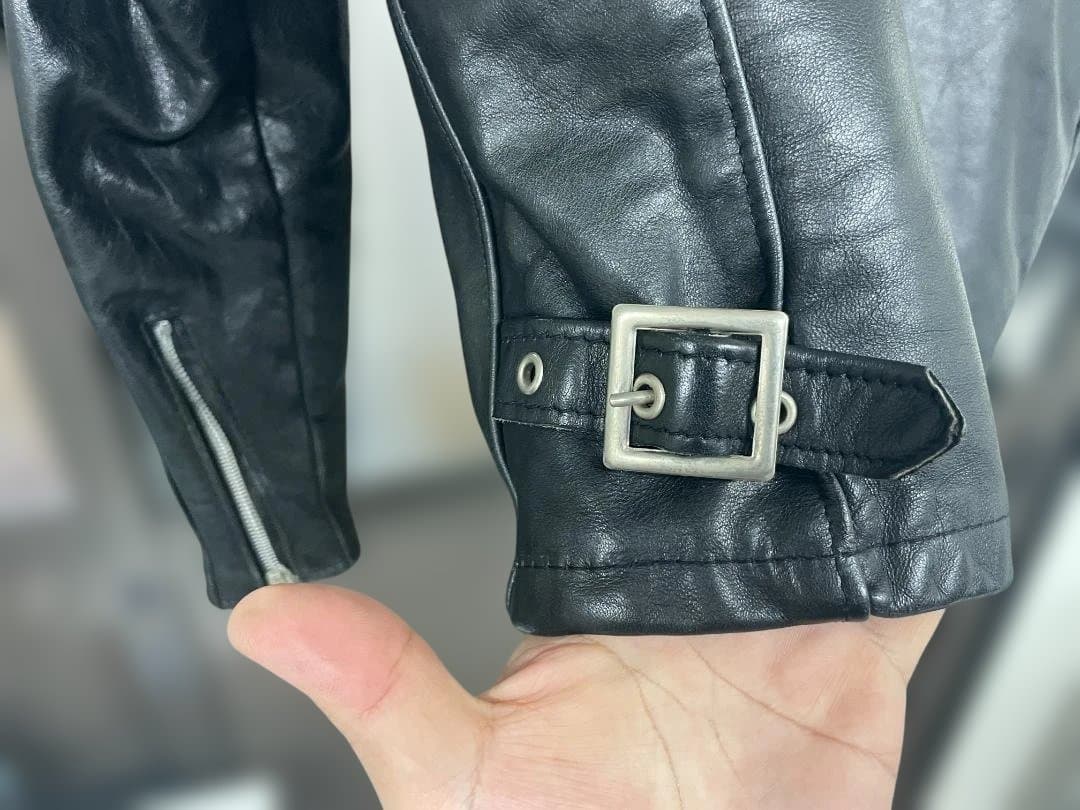 Schott シングルライダース ブラックレザージャケット