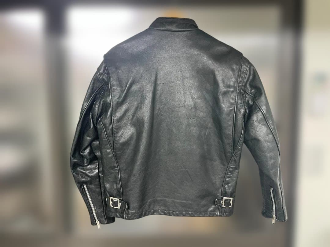 Schott シングルライダース ブラックレザージャケット