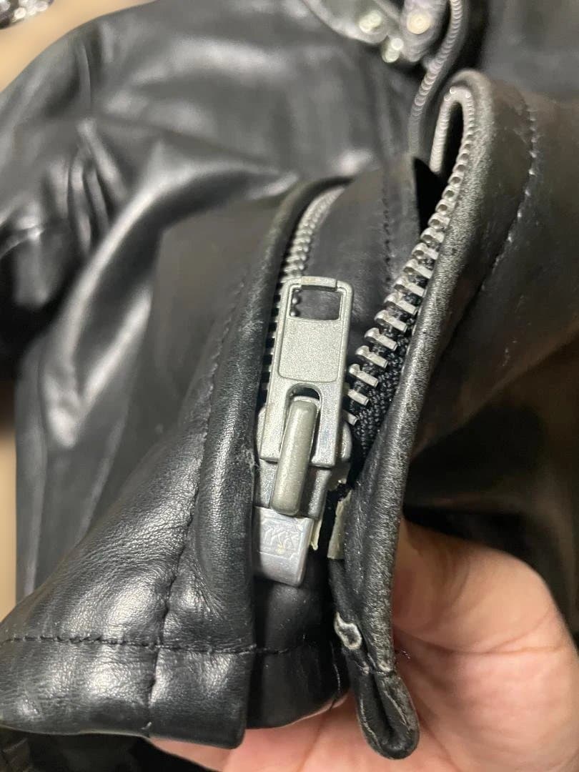 Schott シングルライダース ブラックレザージャケット