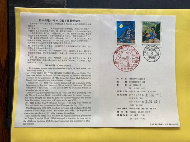 (財)全日本郵便普及協会　発行記念押印カバー