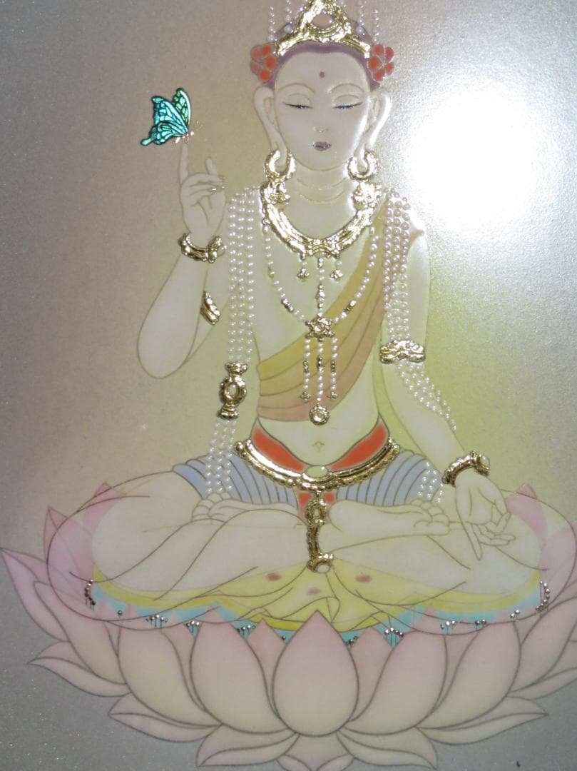 ◆　草場一壽　「大調和」（仮題）　ダライ・ラマ　陶彩画　原画　価格応談します　◆