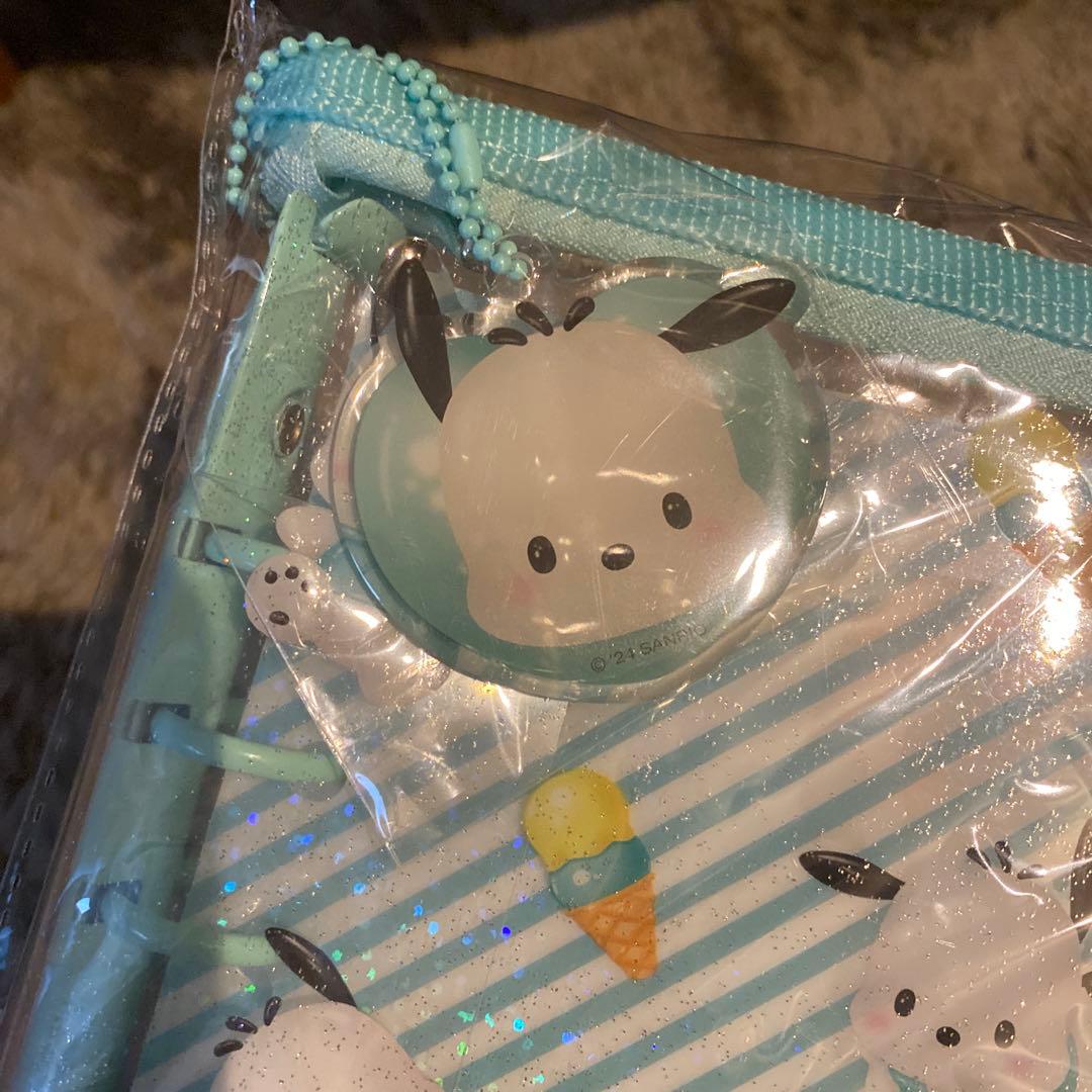 【新品未使用】2024年製 キティ ポチャッコ クリアバインダー 2点セット