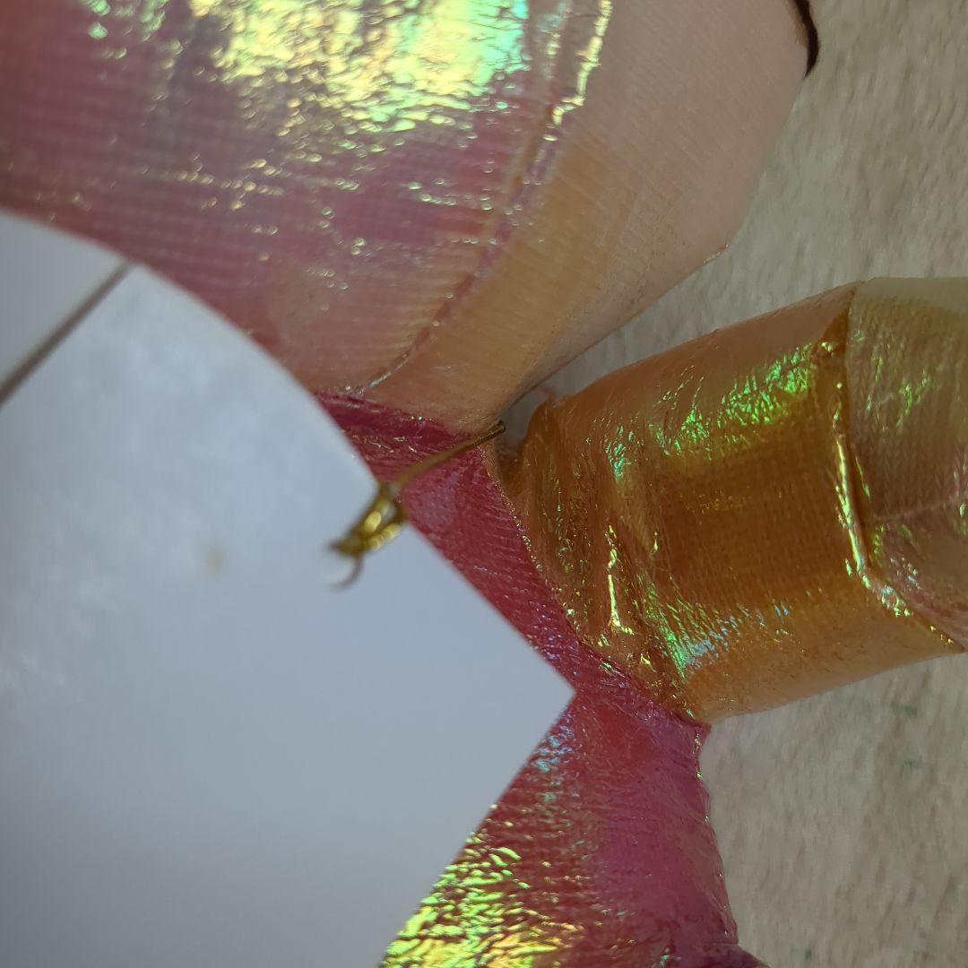 キティちゃんのぬいぐるみ　タグに汚れあり