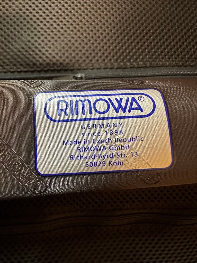 【1回のみ使用】RIMOWA LIMBO 電子タグ 60L ブラック
