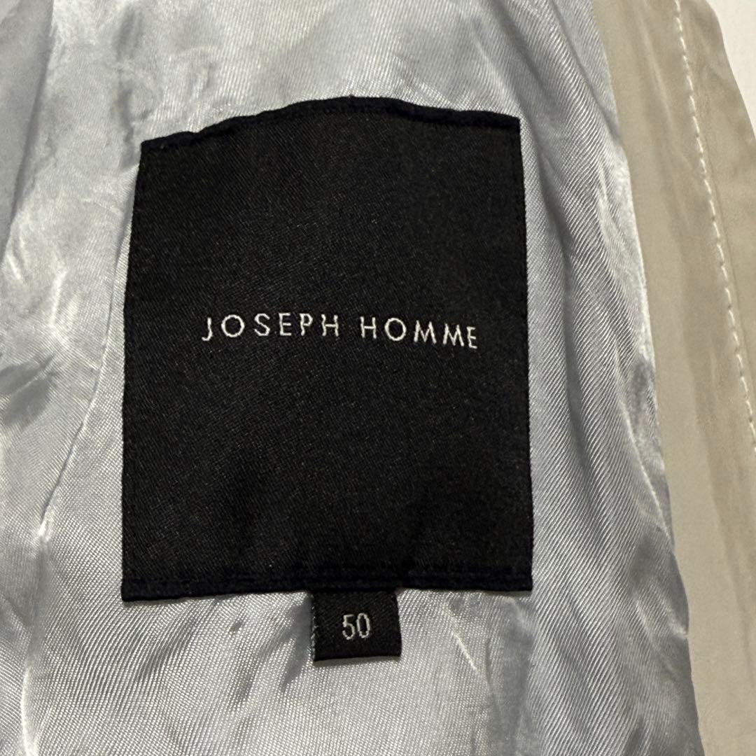 ✨高級 ラムレザー✨ ジョセフオム シングルライダース ホワイト ドッキング