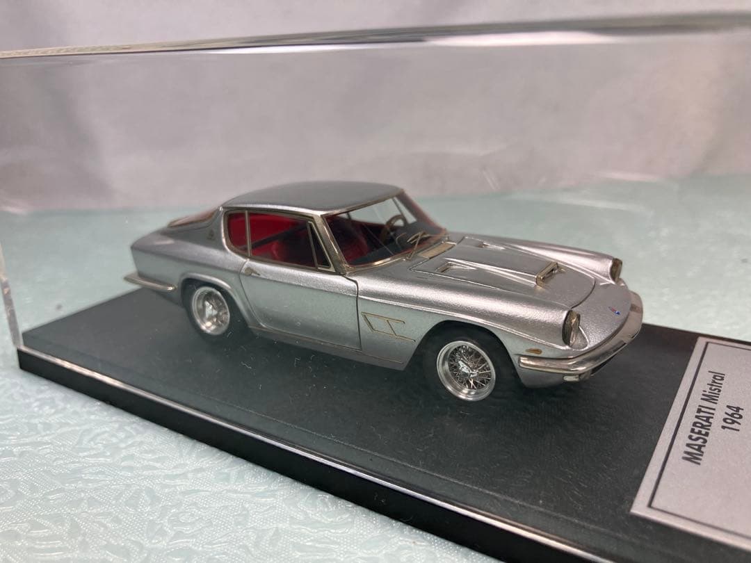 Maserati Mistral 1984 シルバー ミニカー