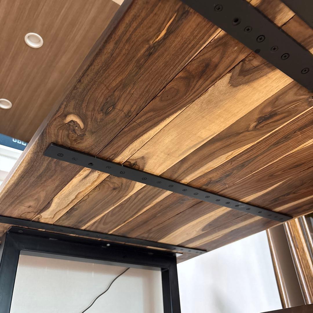 ウォールナット材 ダイニングテーブル 75x120cm